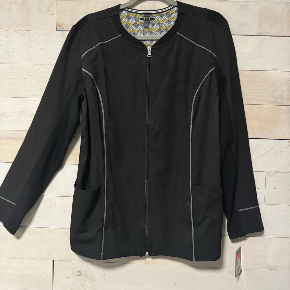 Black Women's Scrub Jacket